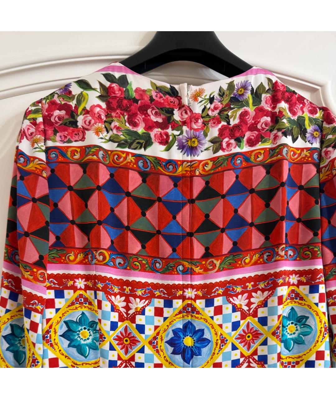 DOLCE&GABBANA Мульти вечернее платье, фото 4