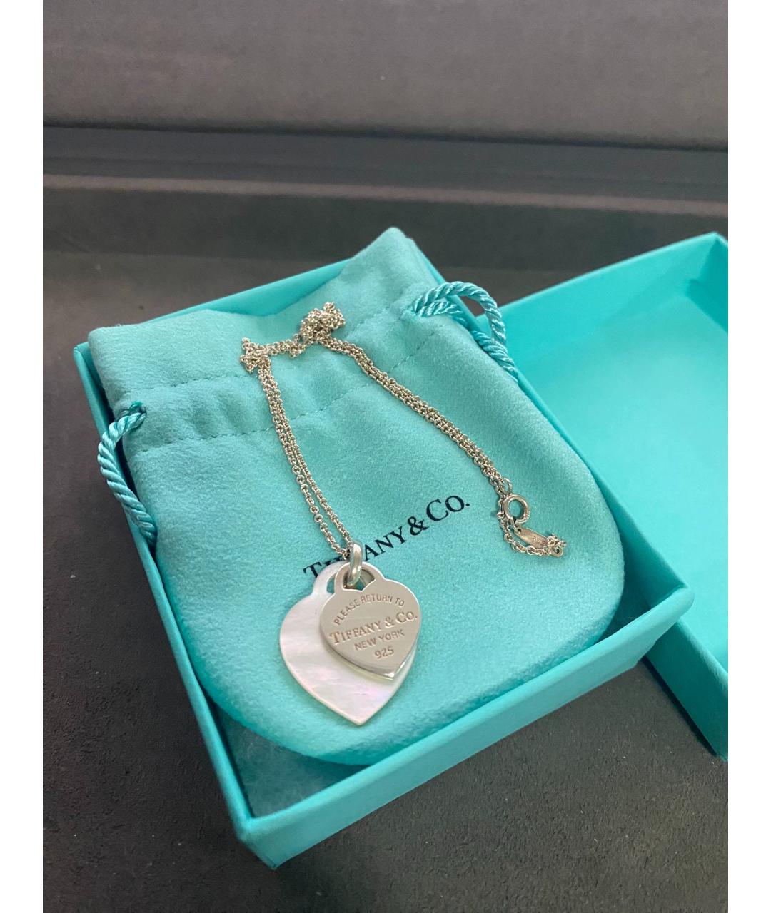 TIFFANY&CO Серебряное серебряное колье, фото 2