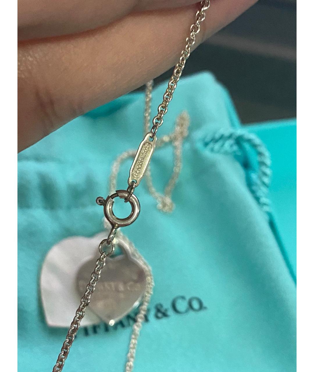 TIFFANY&CO Серебряное серебряное колье, фото 6