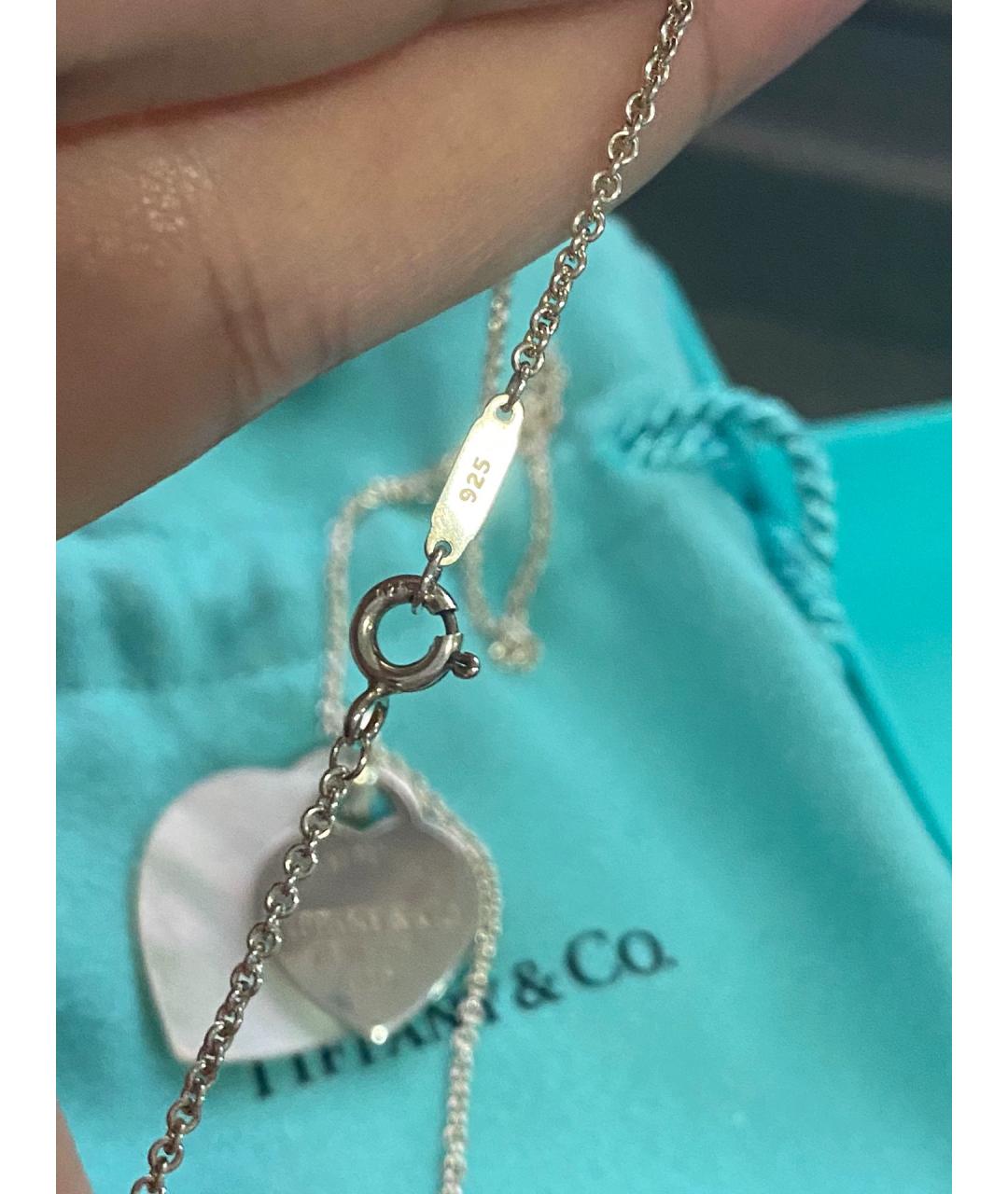 TIFFANY&CO Серебряное серебряное колье, фото 7