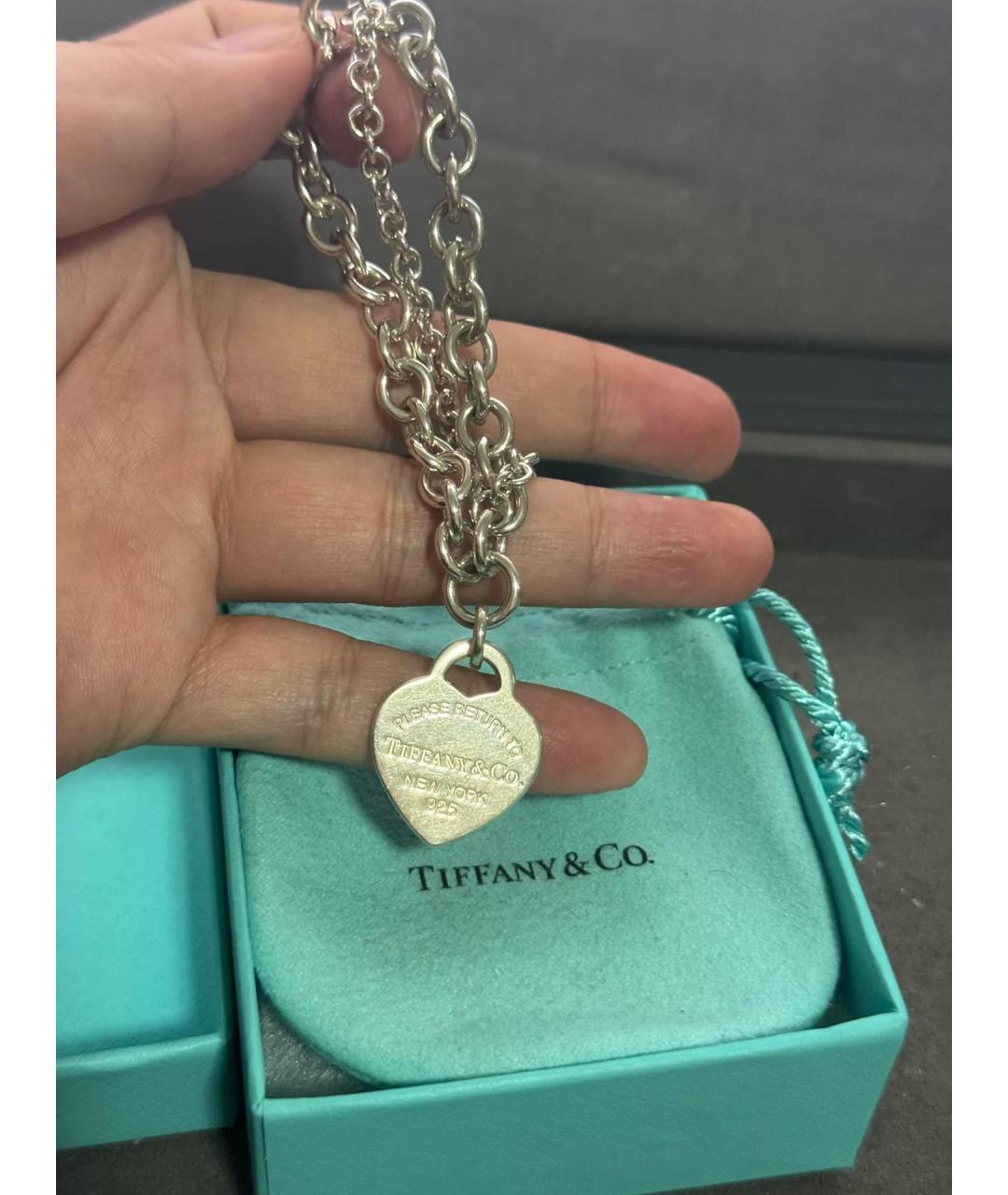 TIFFANY&CO Серебряный серебряный браслет, фото 2