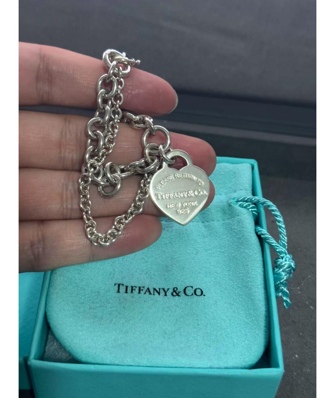 TIFFANY&CO Серебряный серебряный браслет, фото 3