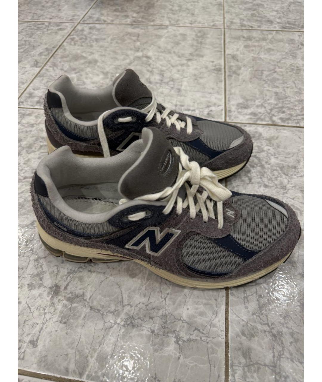 NEW BALANCE Серые низкие кроссовки / кеды, фото 2