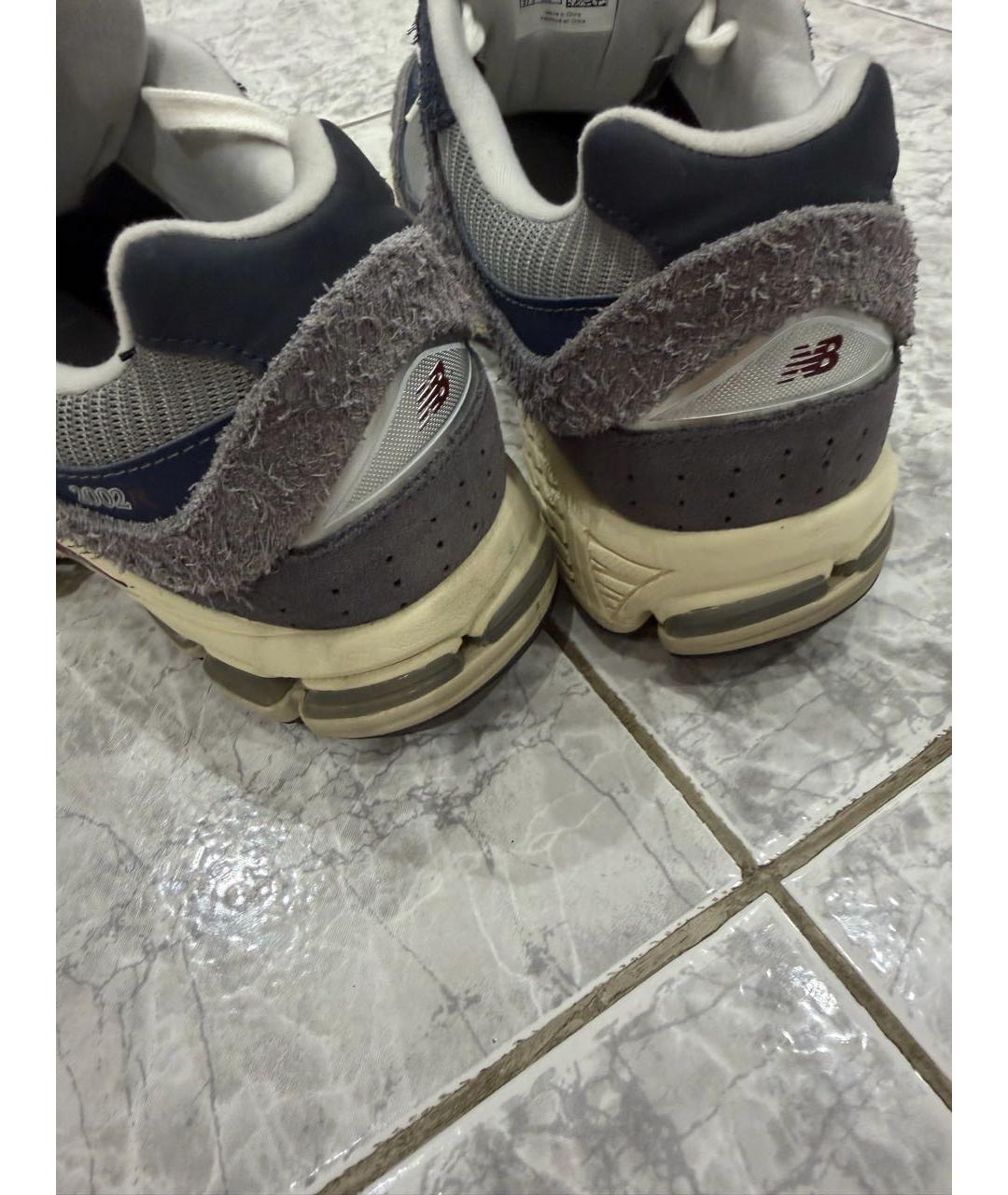 NEW BALANCE Серые низкие кроссовки / кеды, фото 4
