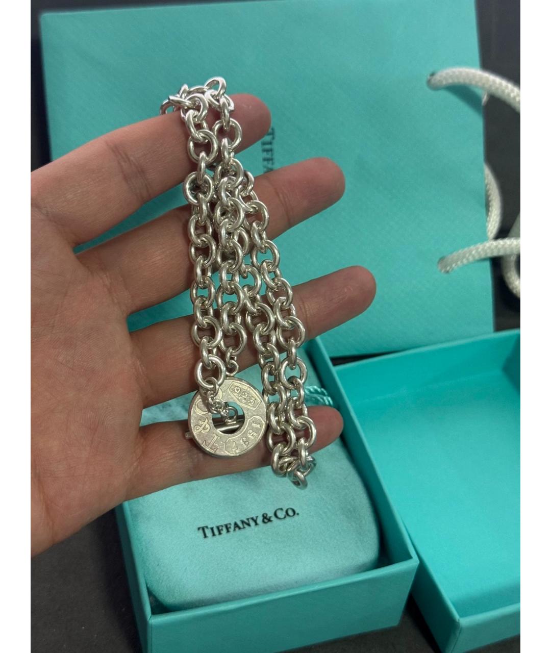 TIFFANY&CO Серебряное серебряное колье, фото 3