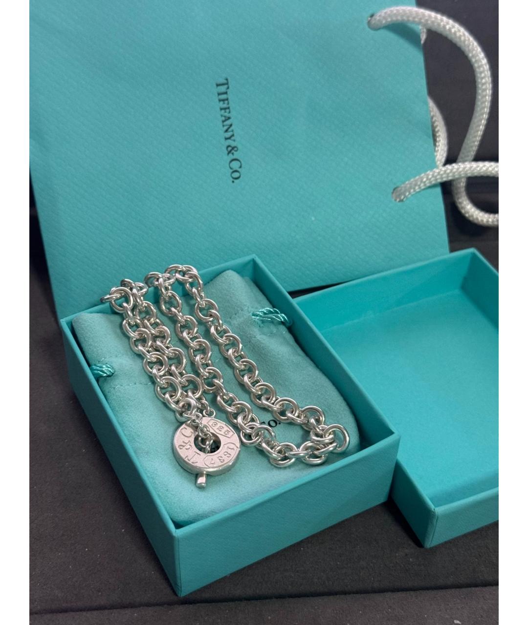 TIFFANY&CO Серебряное серебряное колье, фото 6