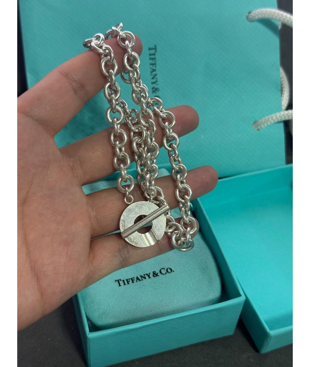 TIFFANY&CO Серебряное серебряное колье, фото 4
