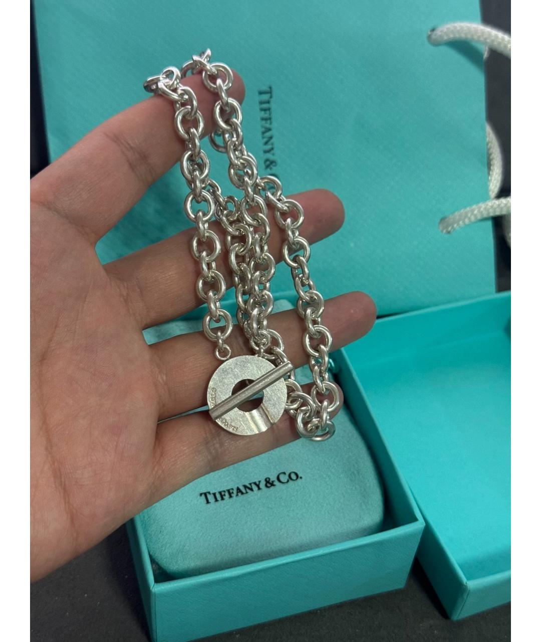 TIFFANY&CO Серебряное серебряное колье, фото 5