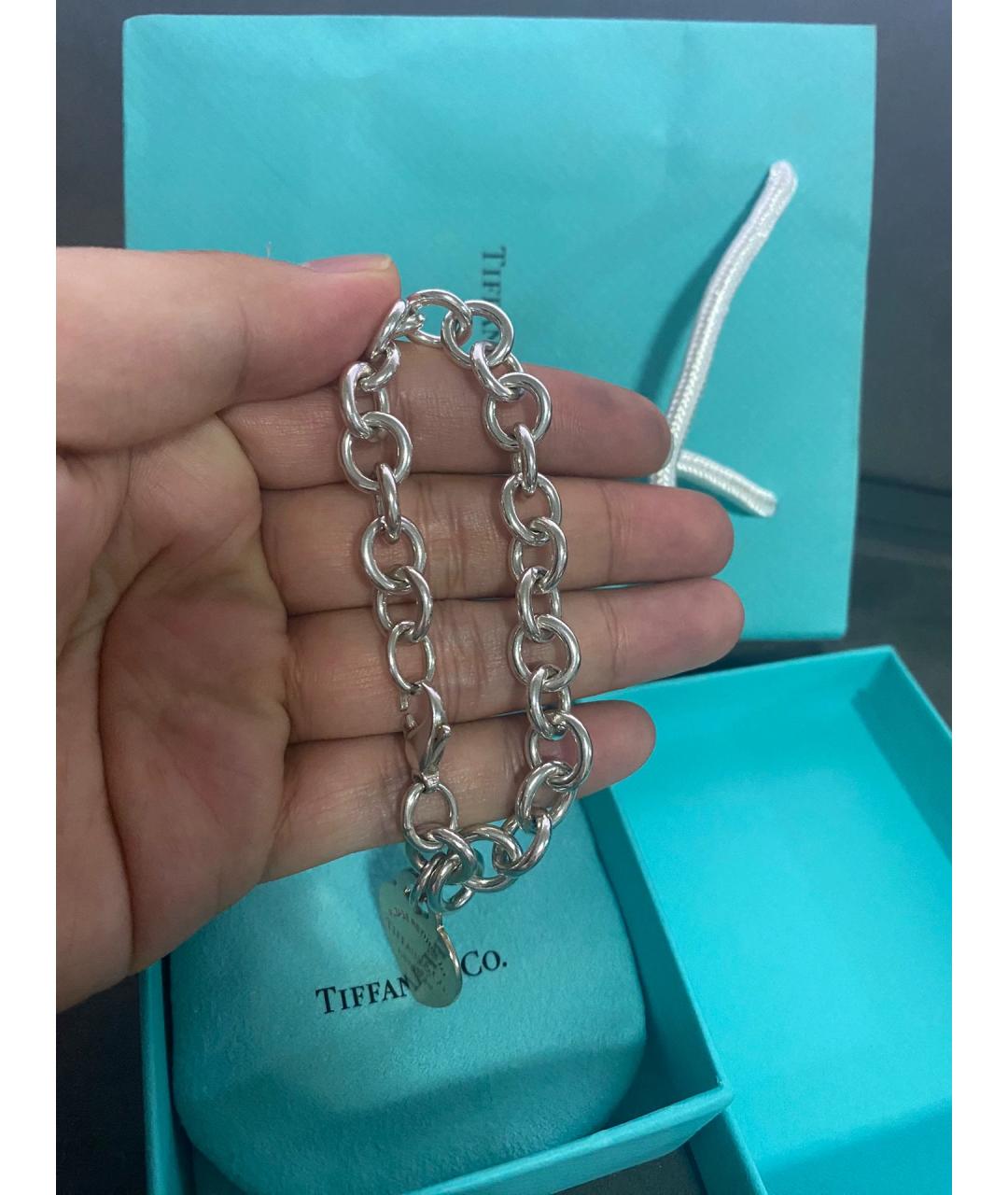 TIFFANY&CO Серебряный серебряный браслет, фото 3