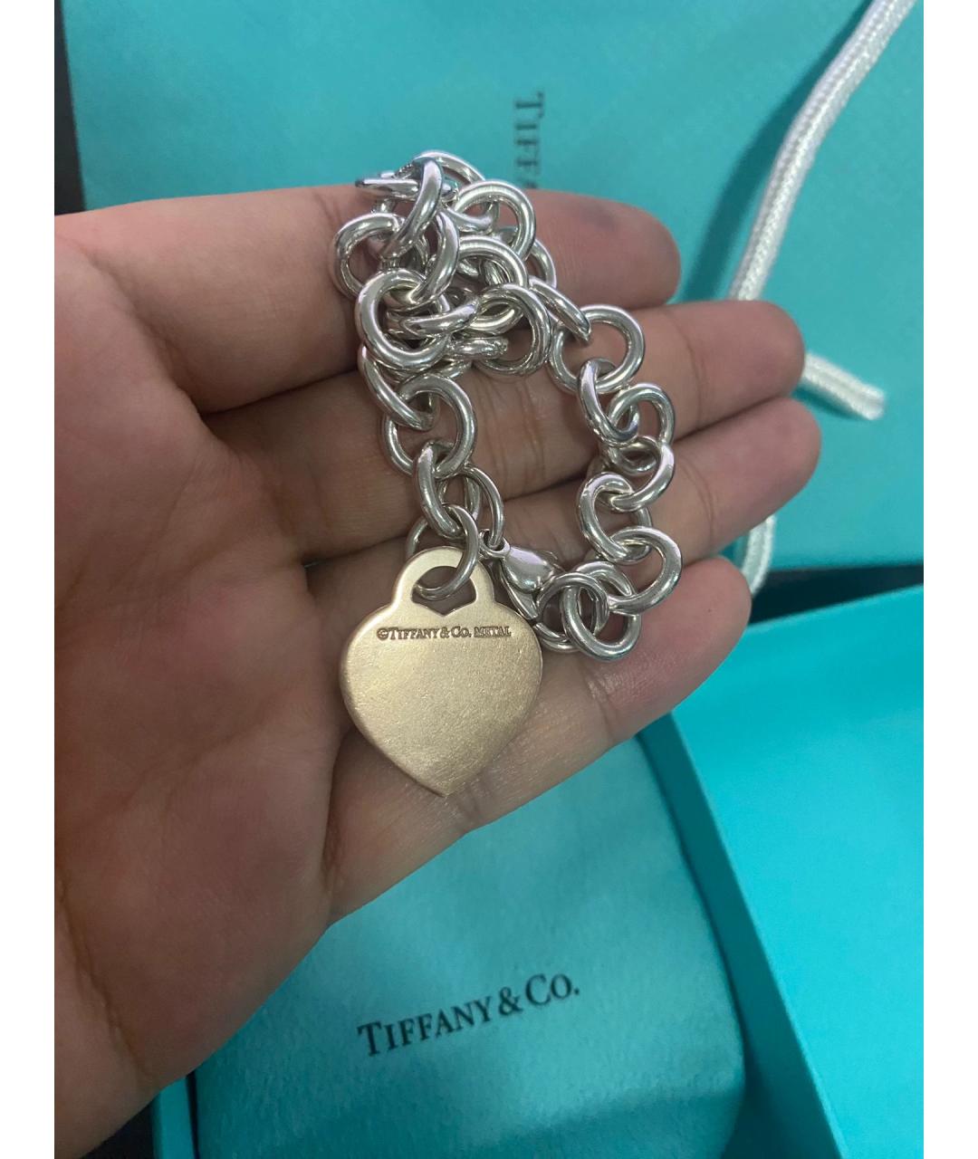 TIFFANY&CO Серебряный серебряный браслет, фото 5
