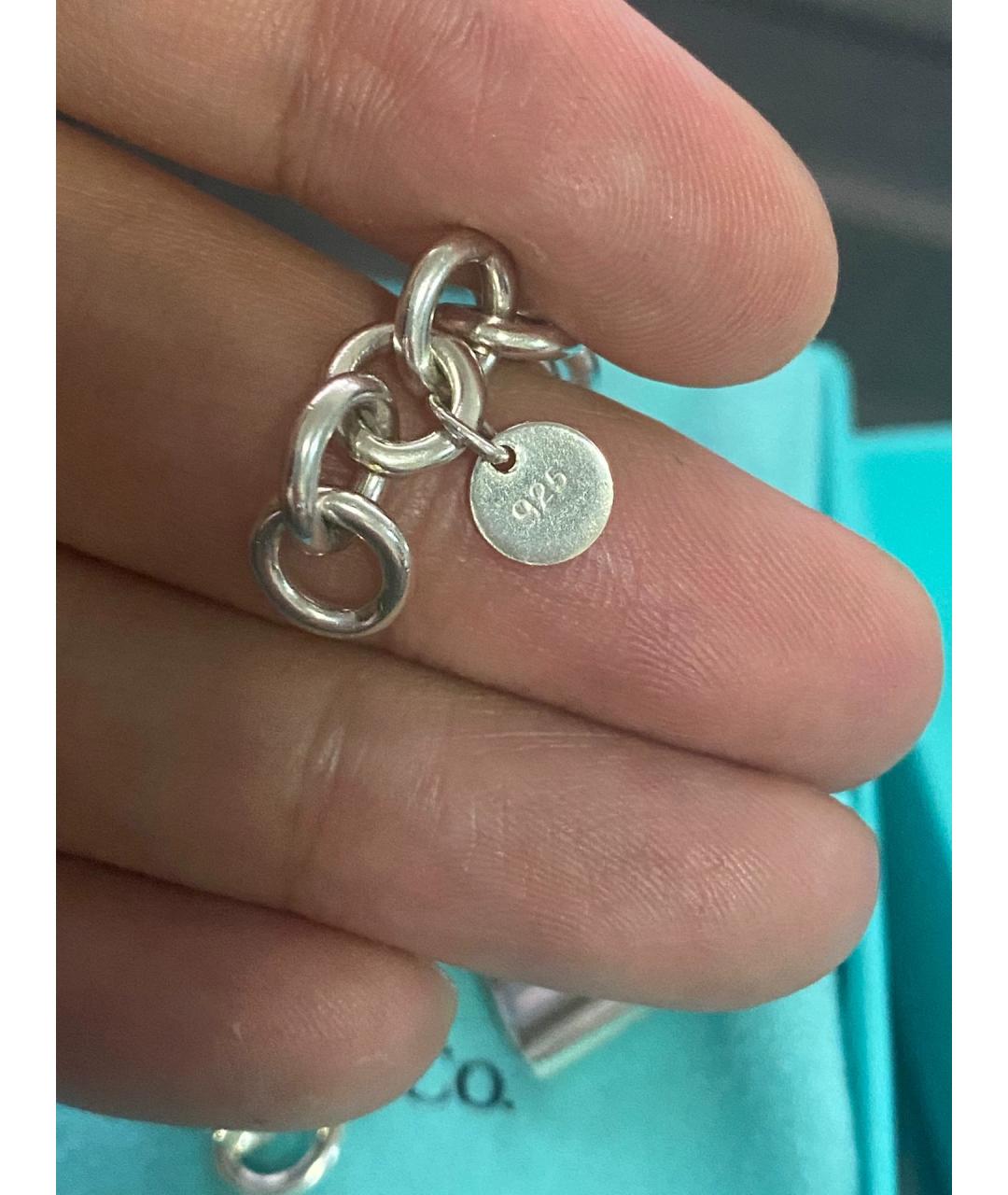 TIFFANY&CO Серебряный серебряный браслет, фото 6