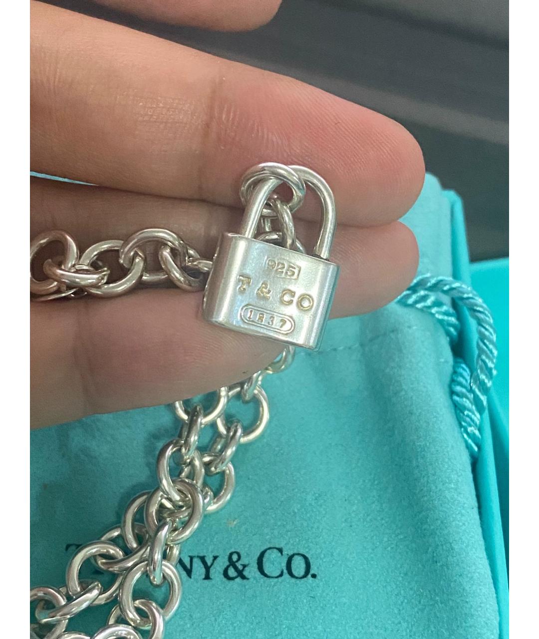 TIFFANY&CO Серебряный серебряный браслет, фото 5