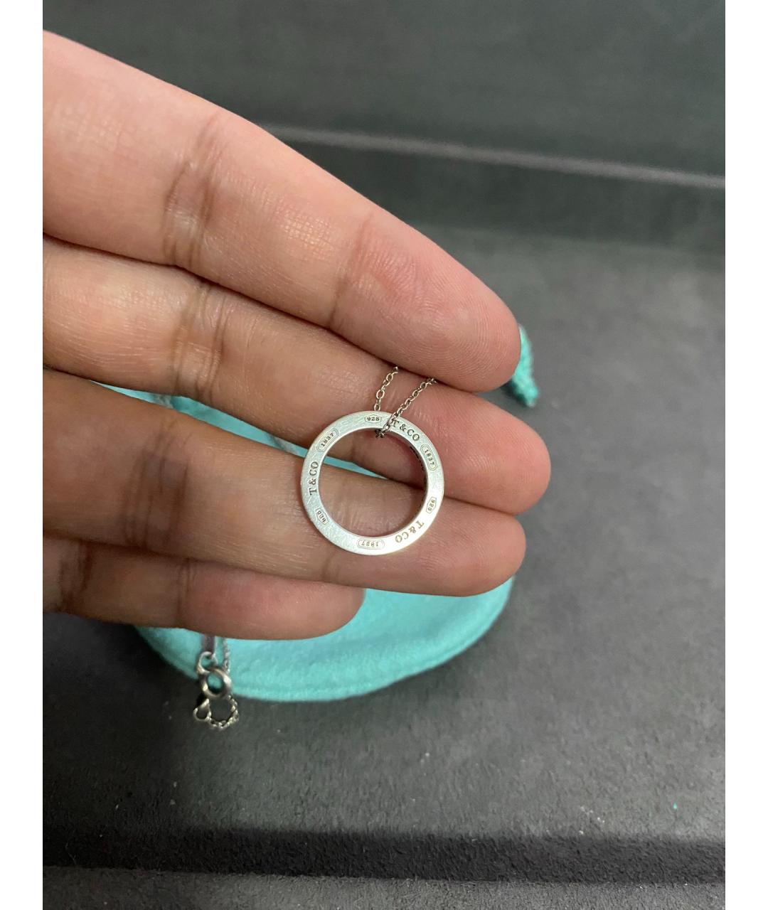 TIFFANY&CO Серебряное серебряное колье, фото 4