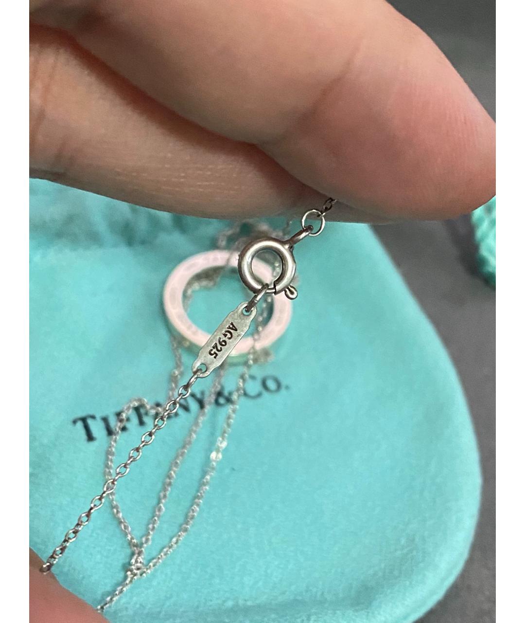 TIFFANY&CO Серебряное серебряное колье, фото 7