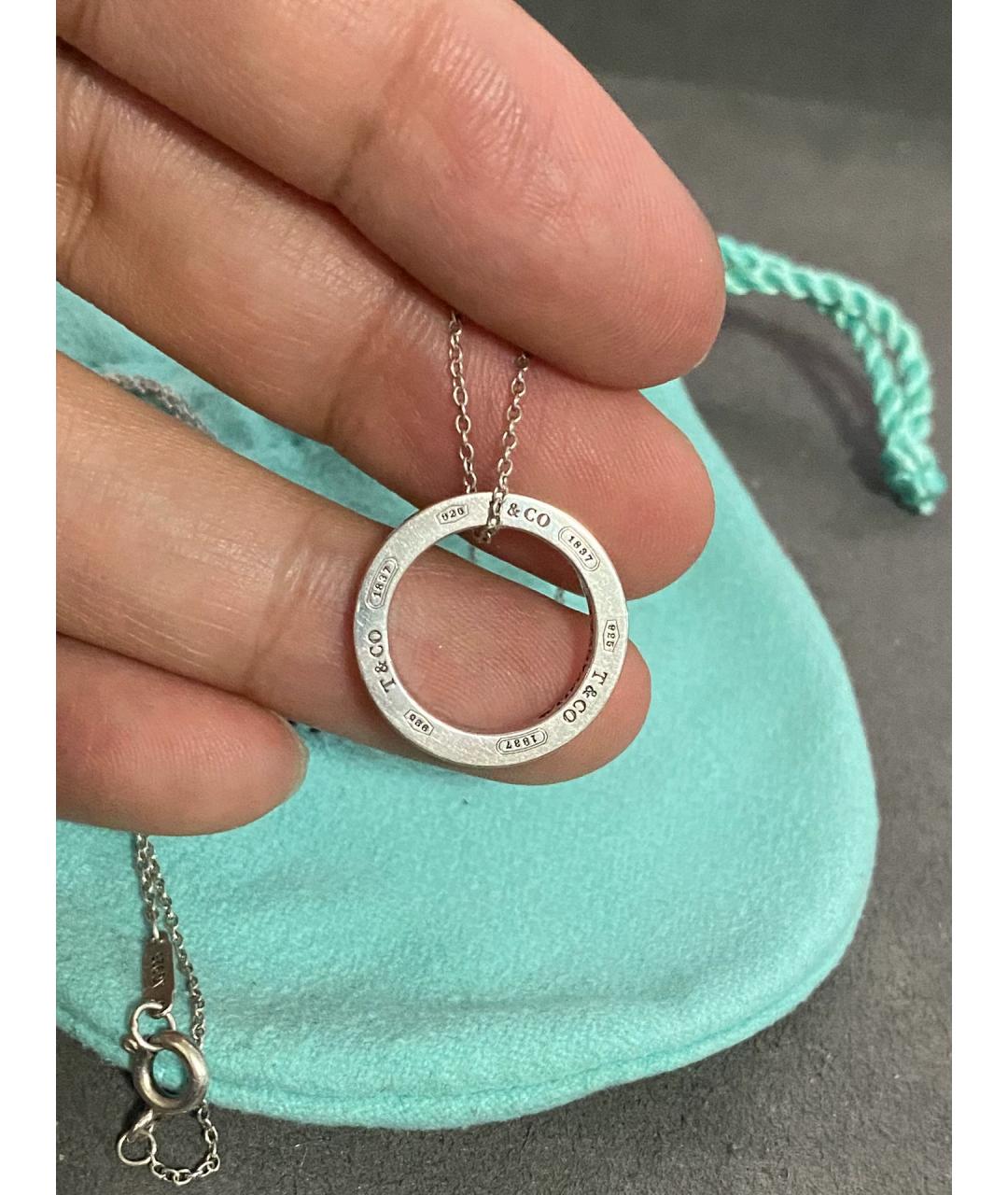 TIFFANY&CO Серебряное серебряное колье, фото 6