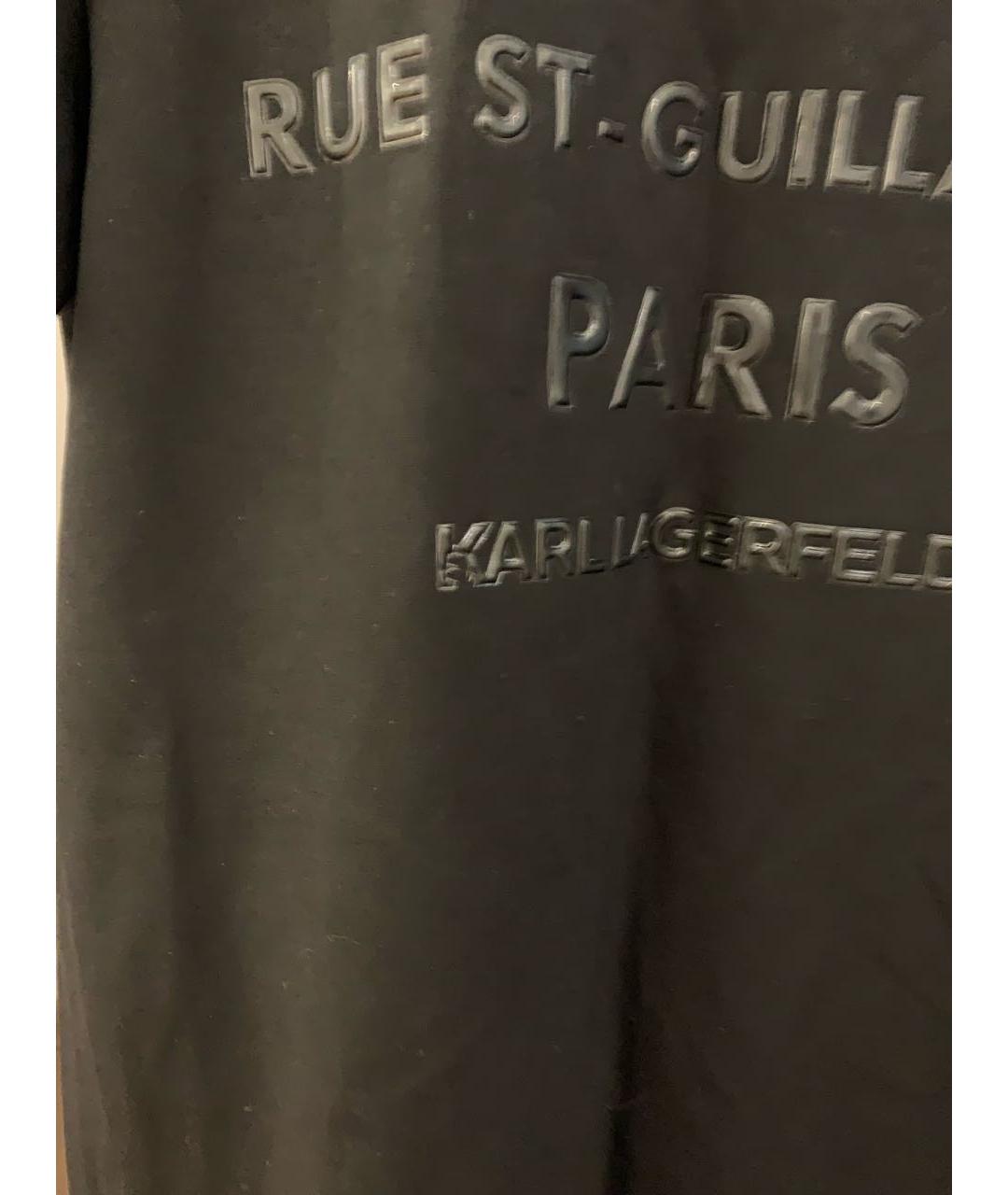 KARL LAGERFELD Черный вискозный детская футболка / топ, фото 4