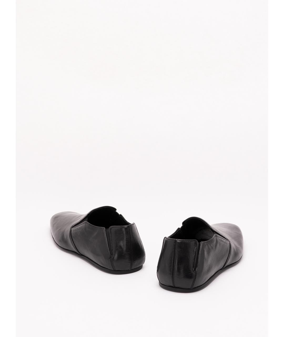 GUCCI Черные кожаные лоферы, фото 3