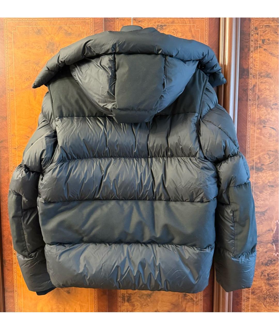 BURBERRY Черный полиэстеровый пуховик, фото 2