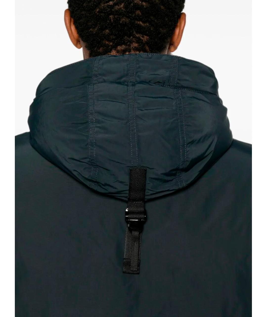 STONE ISLAND Синяя полиэстеровая парка, фото 4