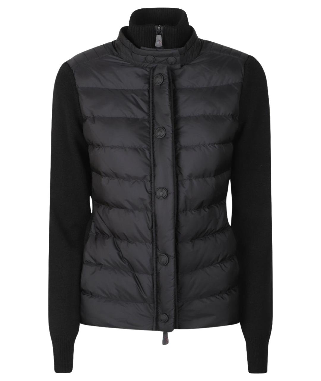 MONCLER GRENOBLE Черная полиамидовая куртка, фото 1