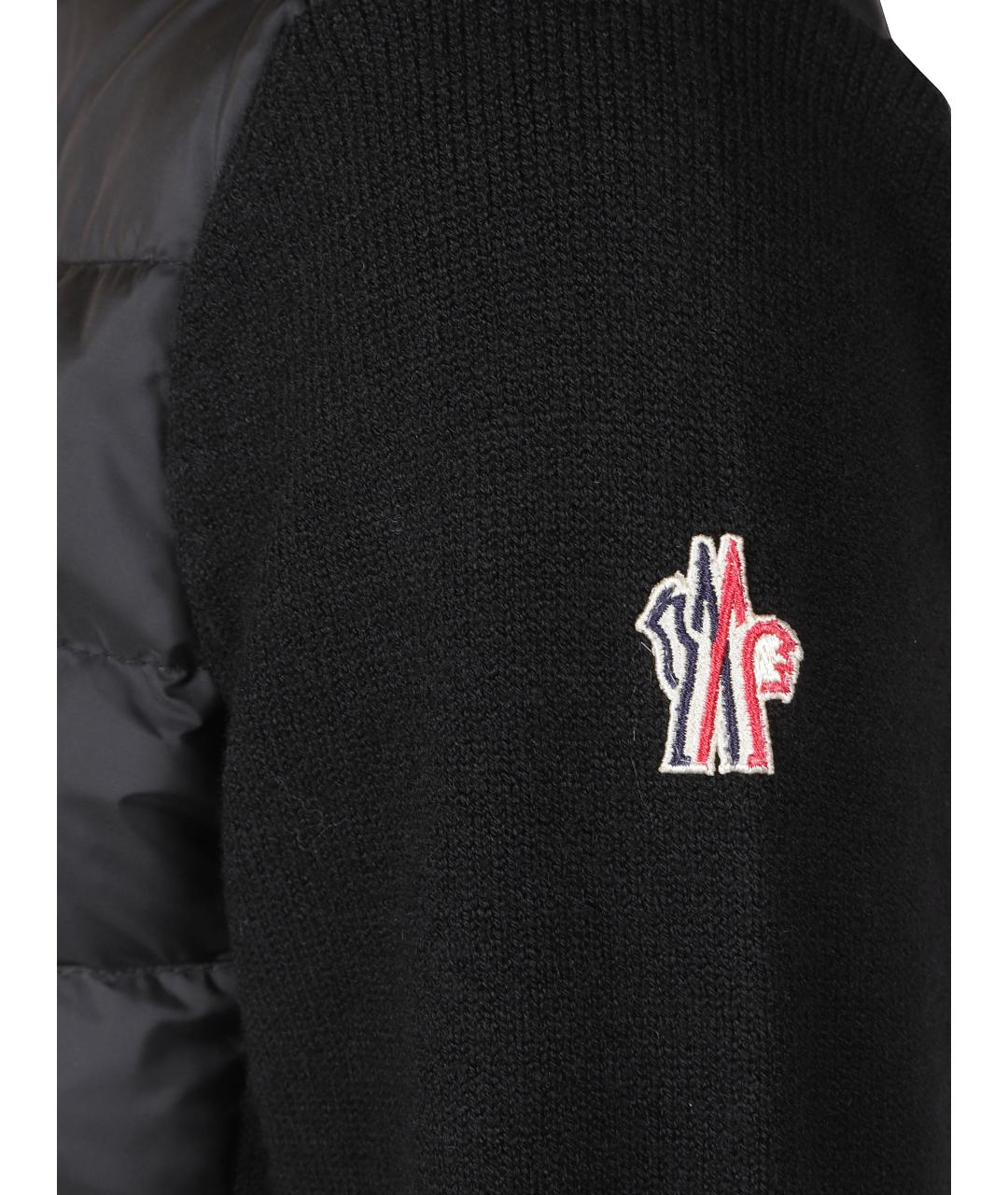 MONCLER GRENOBLE Черная полиамидовая куртка, фото 2