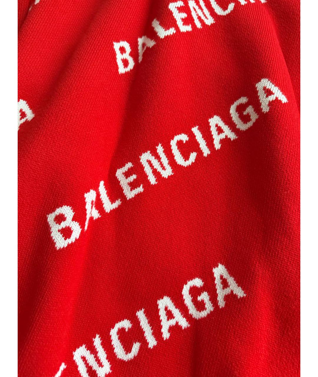 BALENCIAGA Красный шерстяной джемпер / свитер, фото 3
