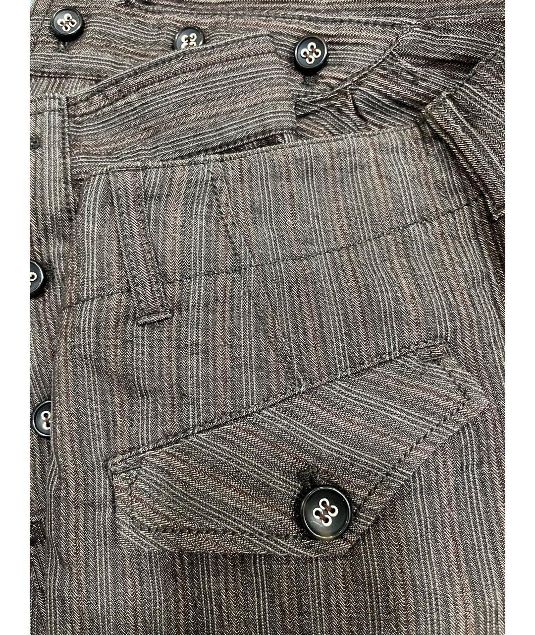 HUGO BOSS Коричневые шерстяные капри, фото 4