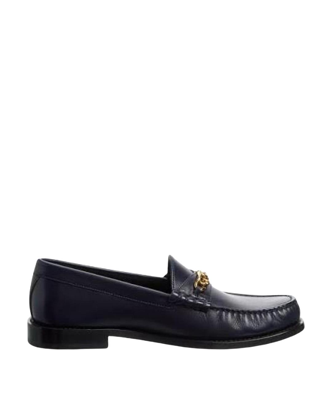 CELINE Черные кожаные лоферы, фото 1