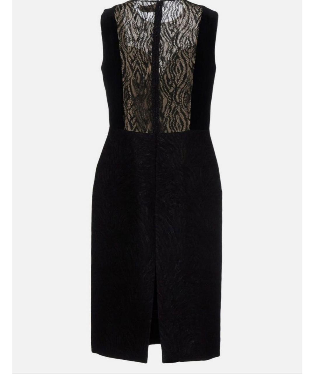 LANVIN Черное бархатное вечернее платье, фото 2