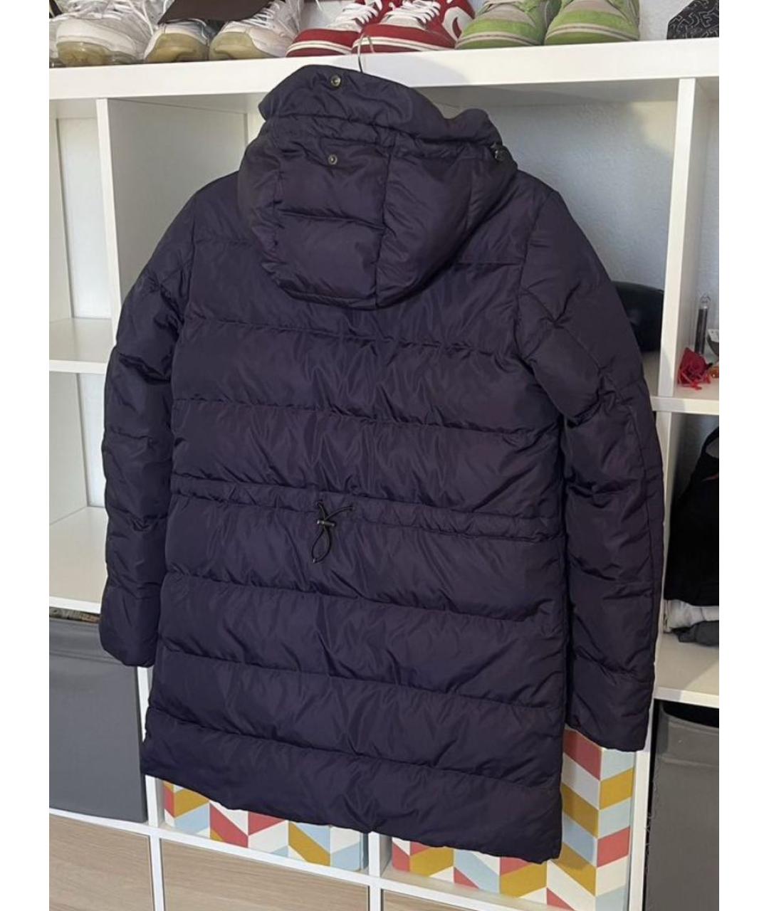 MONCLER Фиолетовый полиамидовый пуховик, фото 2