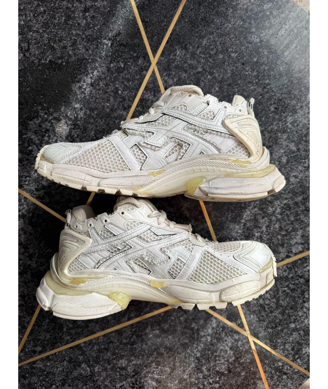 BALENCIAGA Белые текстильные кроссовки, фото 7