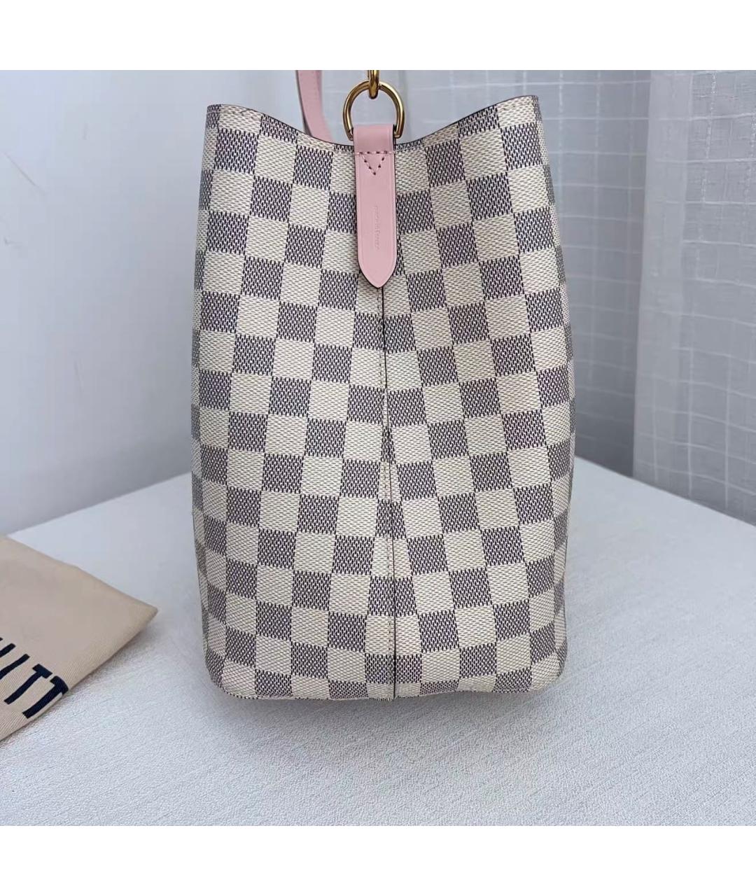 LOUIS VUITTON Розовая кожаная сумка тоут, фото 4