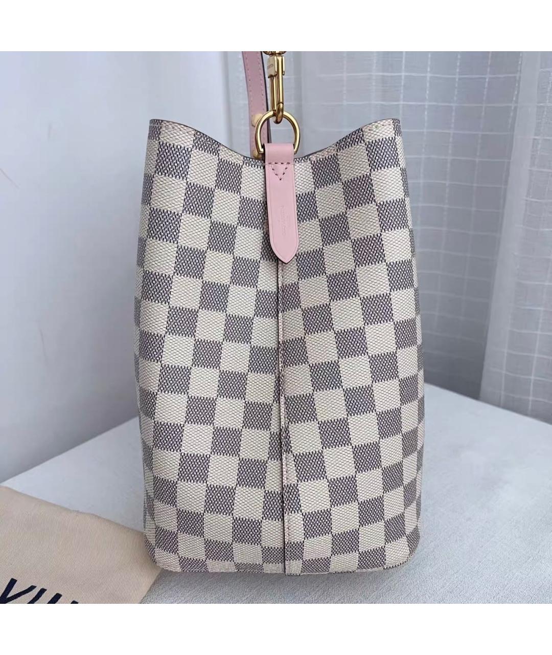 LOUIS VUITTON Розовая кожаная сумка тоут, фото 3