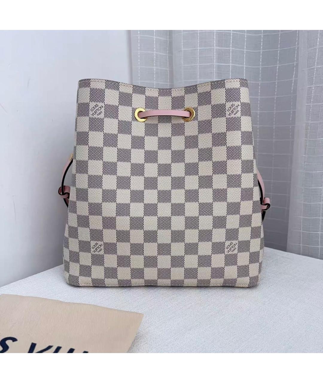 LOUIS VUITTON Розовая кожаная сумка тоут, фото 2