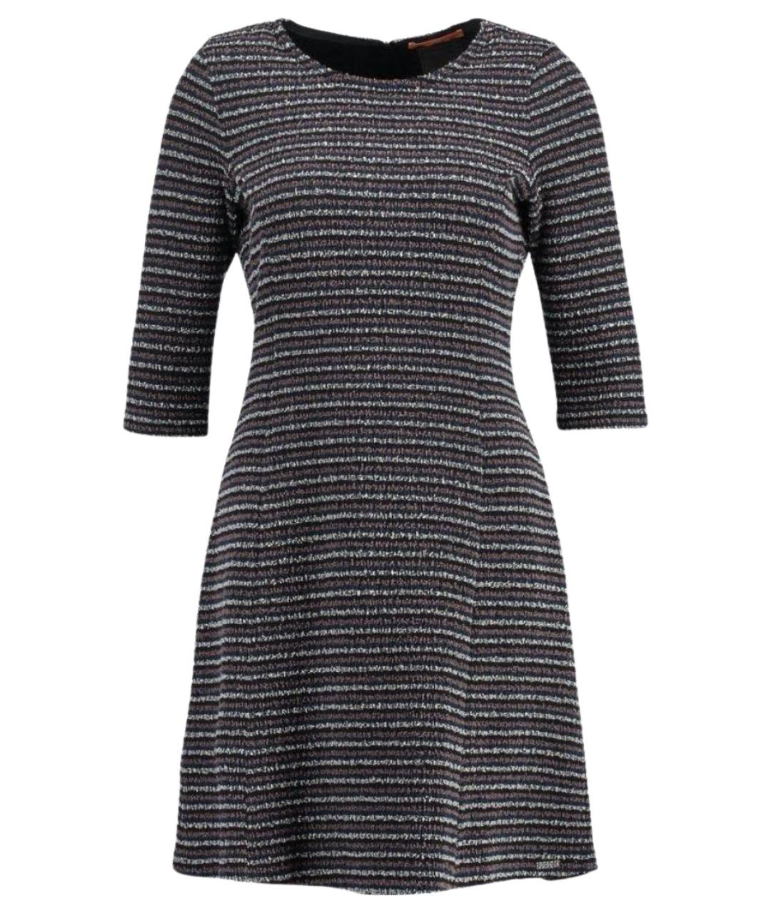 HUGO BOSS Мульти хлопко-эластановое повседневное платье, фото 1