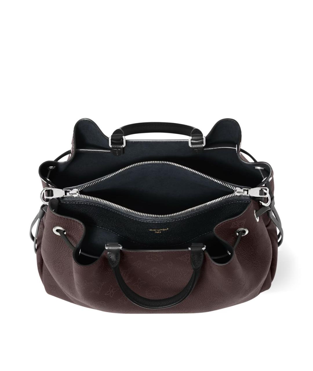 LOUIS VUITTON Коричневая кожаная сумка через плечо, фото 3
