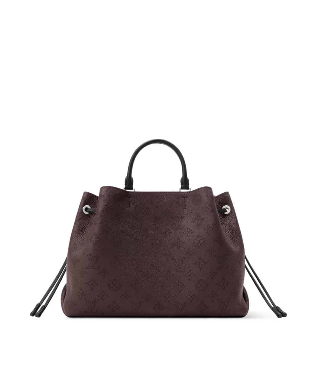 LOUIS VUITTON Коричневая кожаная сумка через плечо, фото 4