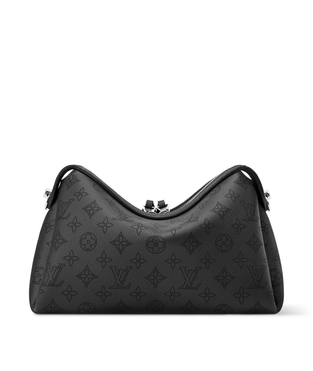 LOUIS VUITTON Черная кожаная сумка через плечо, фото 4