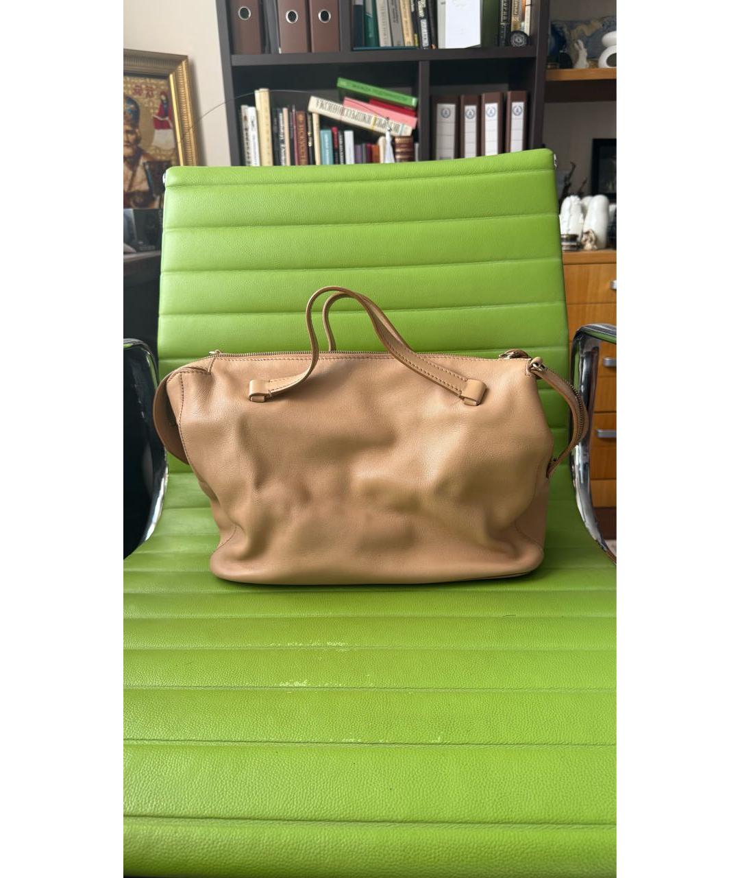 BALLY Бежевая кожаная сумка тоут, фото 3