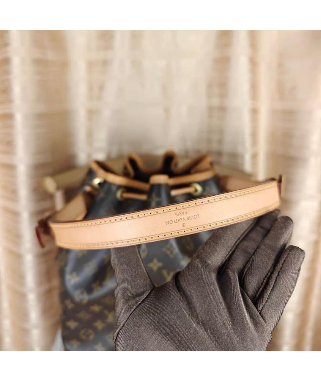 LOUIS VUITTON Коричневая сумка тоут из канвы, фото 6