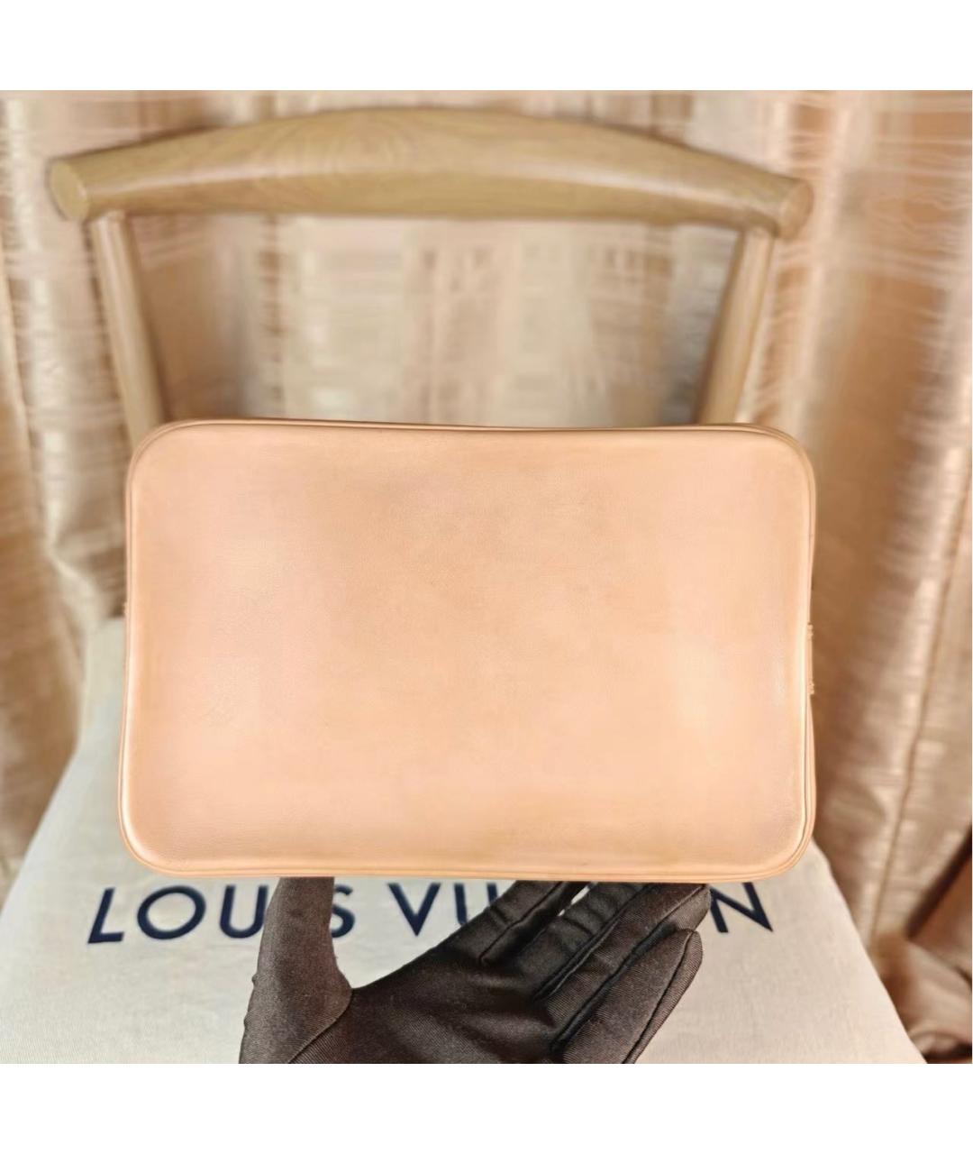 LOUIS VUITTON Коричневая сумка тоут из канвы, фото 6