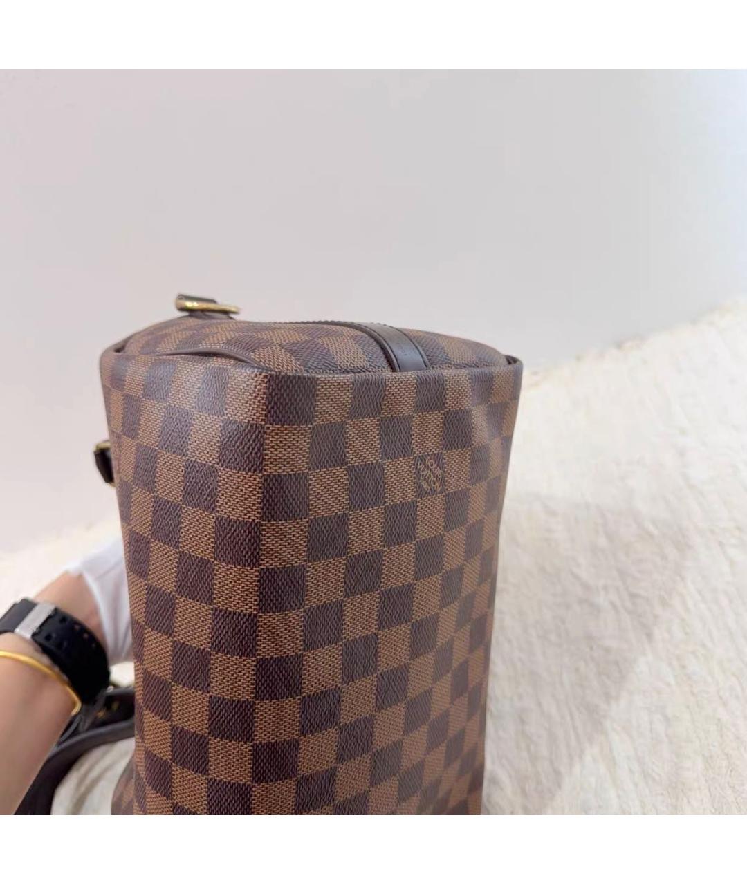 LOUIS VUITTON Коричневая сумка через плечо из канвы, фото 6