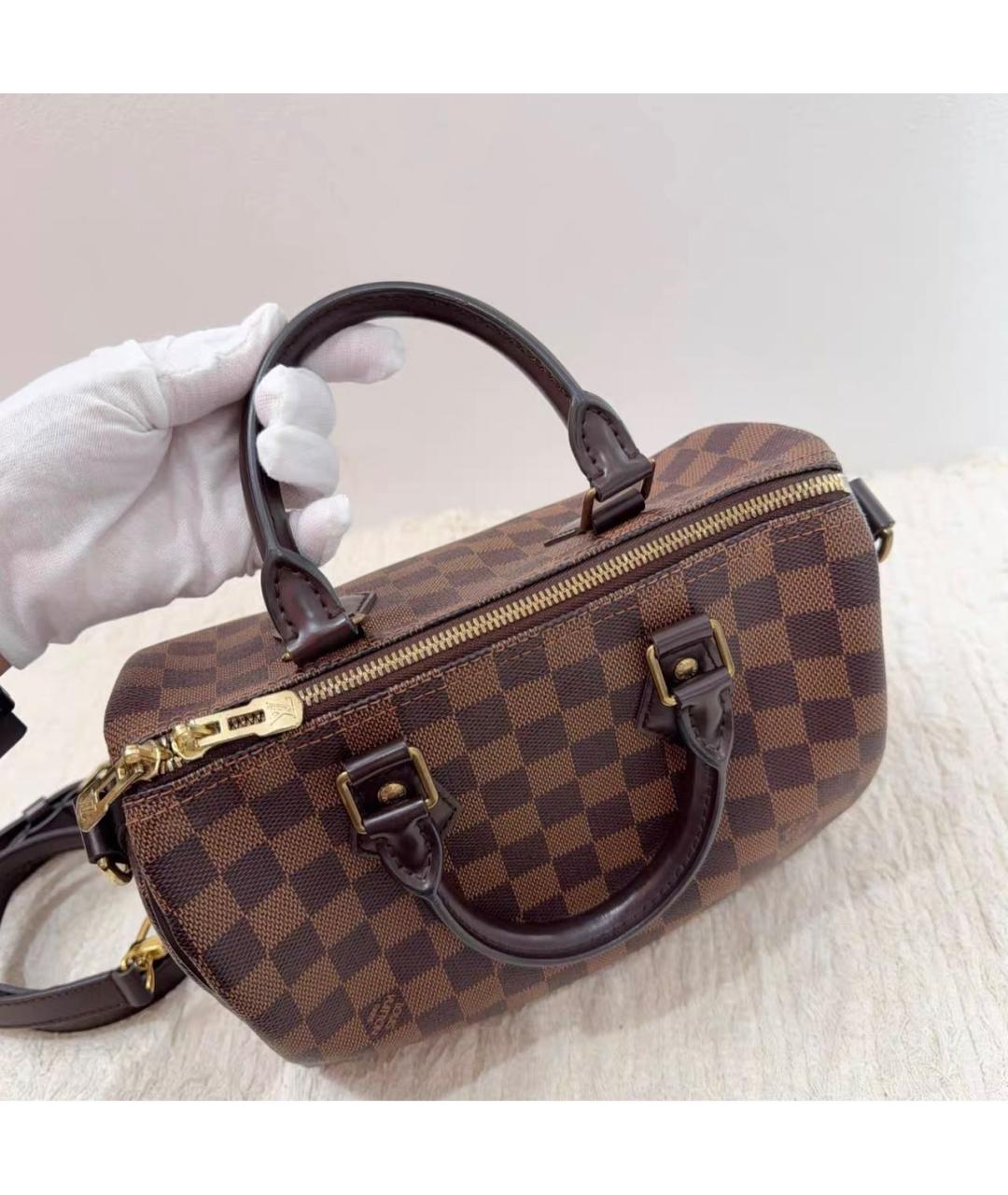 LOUIS VUITTON Коричневая сумка через плечо из канвы, фото 8