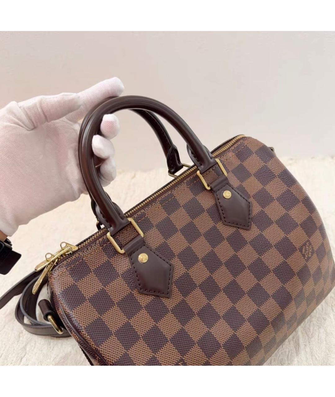 LOUIS VUITTON Коричневая сумка через плечо из канвы, фото 2