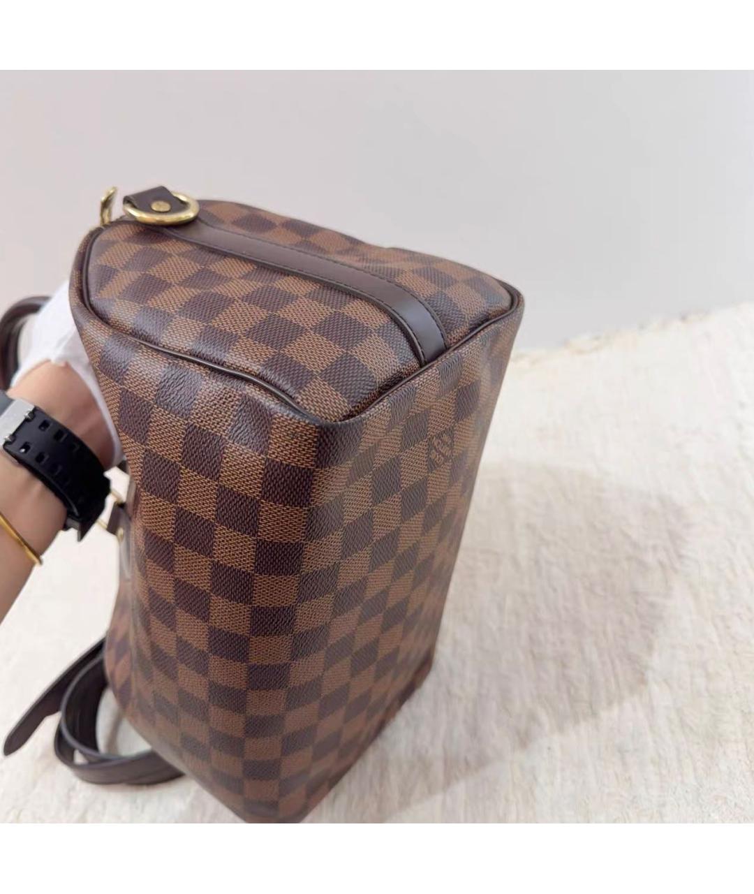 LOUIS VUITTON Коричневая сумка через плечо из канвы, фото 5
