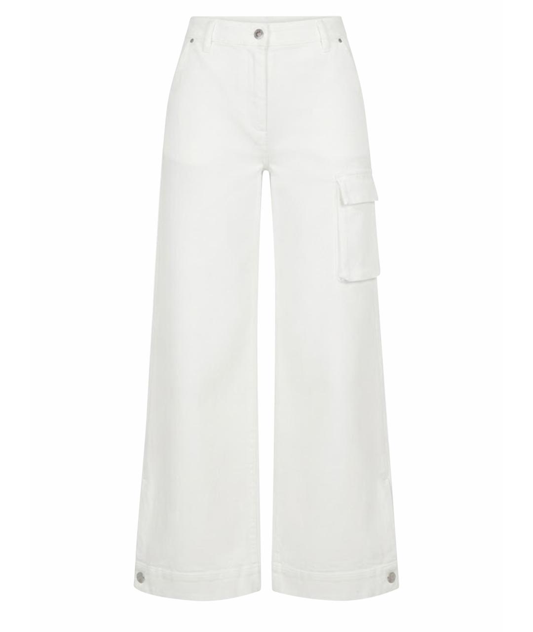 ARMANI EXCHANGE Белые хлопковые прямые джинсы, фото 1