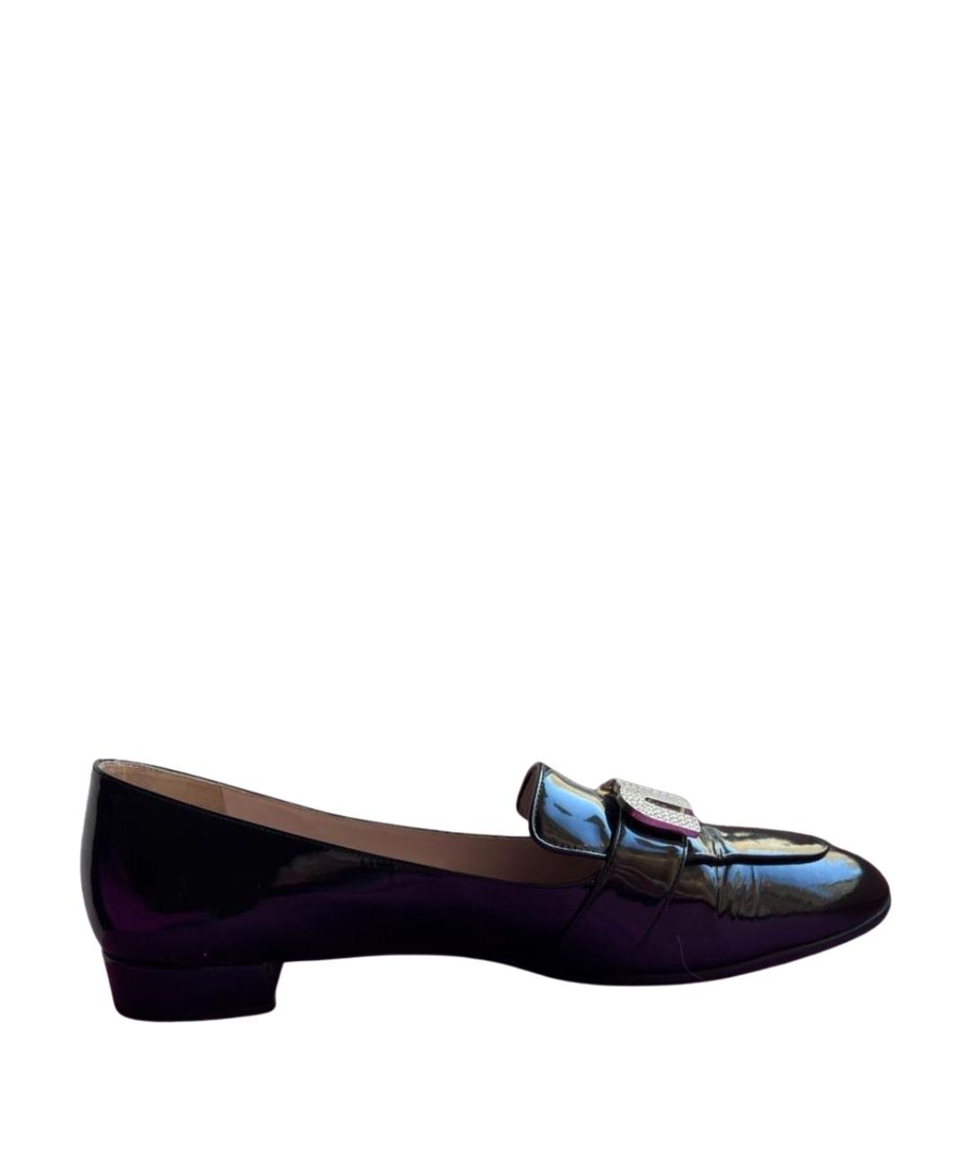 MIU MIU Черные лоферы из лакированной кожи, фото 1