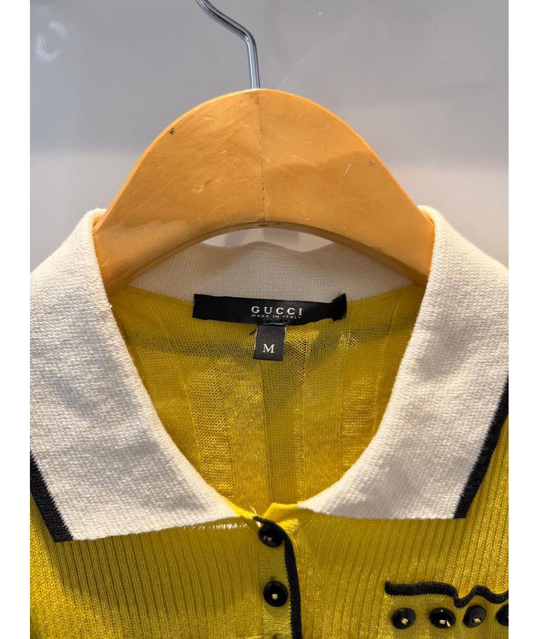 GUCCI Желтая жилетка, фото 3