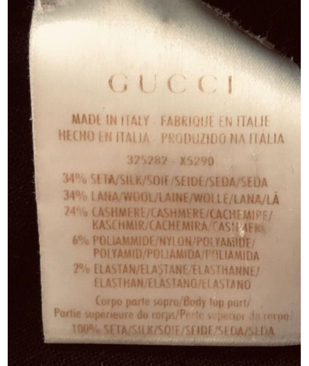 GUCCI Черная блузы, фото 7