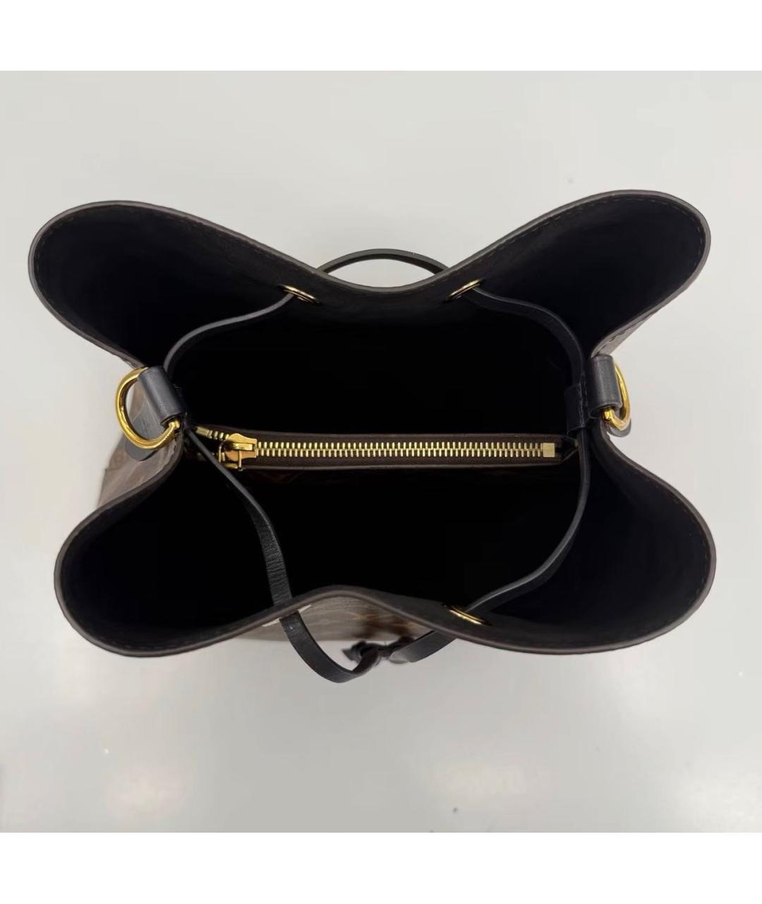 LOUIS VUITTON Коричневая сумка тоут из канвы, фото 7
